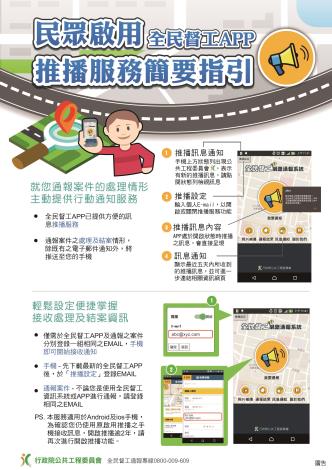 全民督工APP 推播服務簡要指引