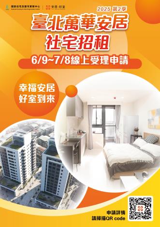 萬華安居社會住宅文宣海報