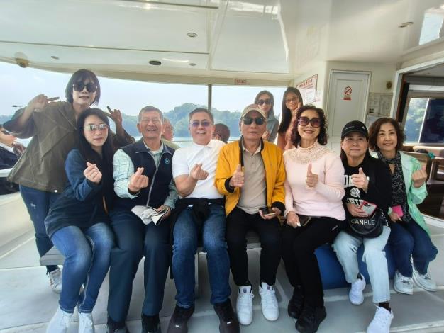 參觀烏山頭風景區各項建設