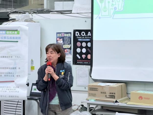 郭冠蓮副區長開場