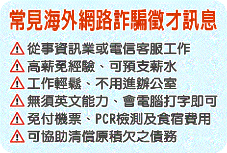 B02-常見海外網路詐騙徵才訊息