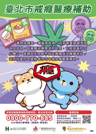 B1-臺北市戒癮醫療補助