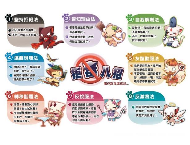 教育部拒毒八招