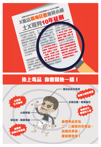 染上毒品你會跟他一樣