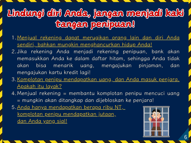 外籍人士反詐騙宣導_印尼文Indonesian6