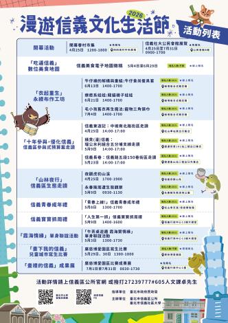 系列活動列表