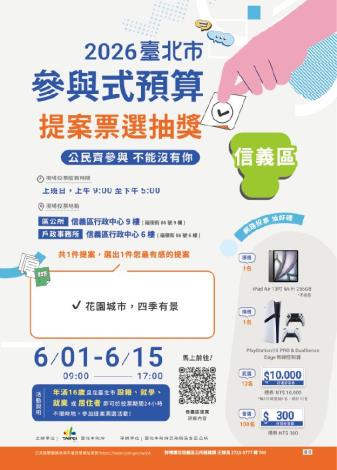 信義區提案海報