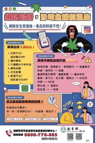 反毒電子海報6_預防網路涉毒