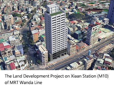 The Land Development Project on Xiaan Station (M10) of MRT Wanda Line