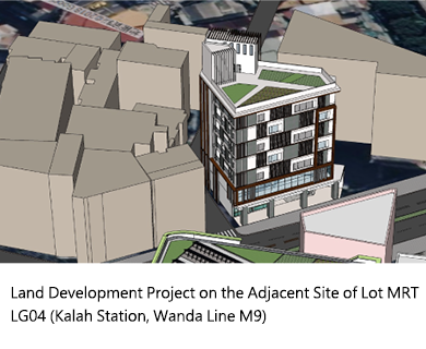 Land Development Project on the Adjacent Site of Lot MRT LG04 (Kalah Station, Wanda Line M9)