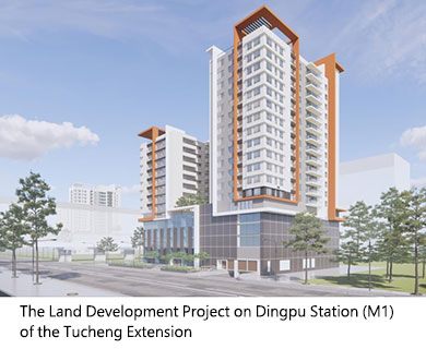 The Land Development Project on Dingpu Station (M1) of the Tucheng Extension