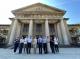 Group photo in front of the Fanqiao Theater.