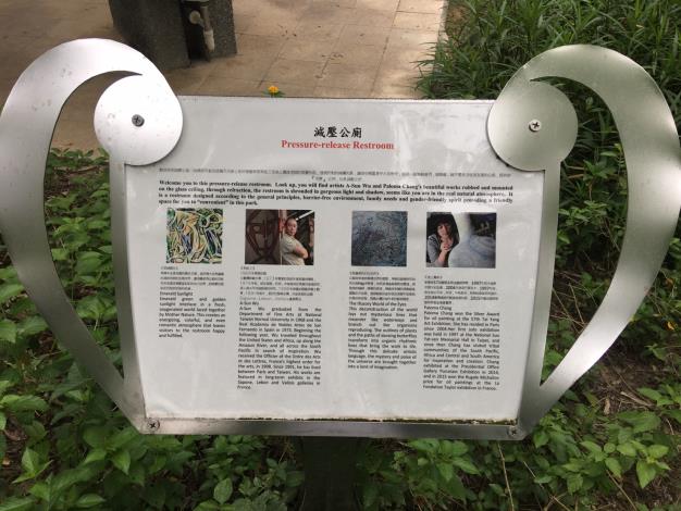圖6.音樂公園內情境解說牌