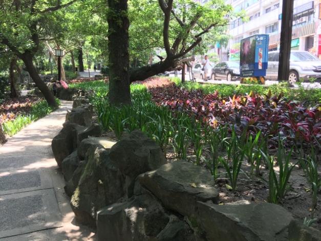 圖1.北投公園林下裸露景觀改善情況1 