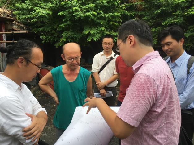 圖7 與燕樓李家代表討論未來空間規劃