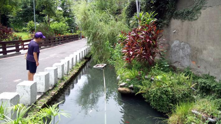 (圖2)霧裡薛圳遺址是當地里民休憩場所