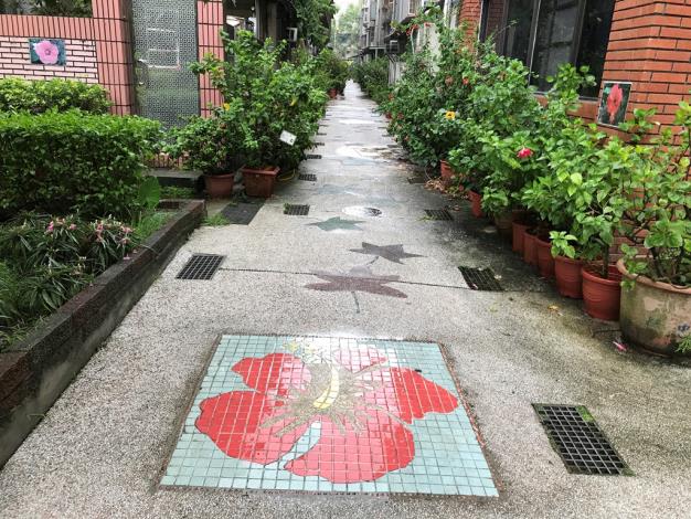 圖3、朱槿花後巷－楓意巷