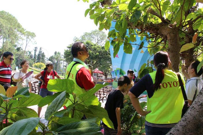 圖7公園內眾多生物相，豐富環境教育的內容