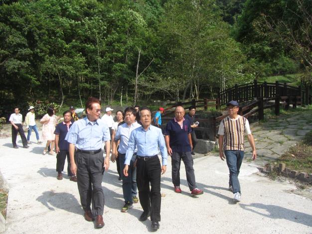 林副市長至永春陂生態徒步道訪視
