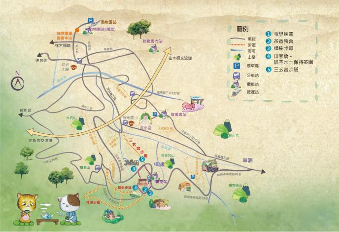 貓空新聞稿地圖