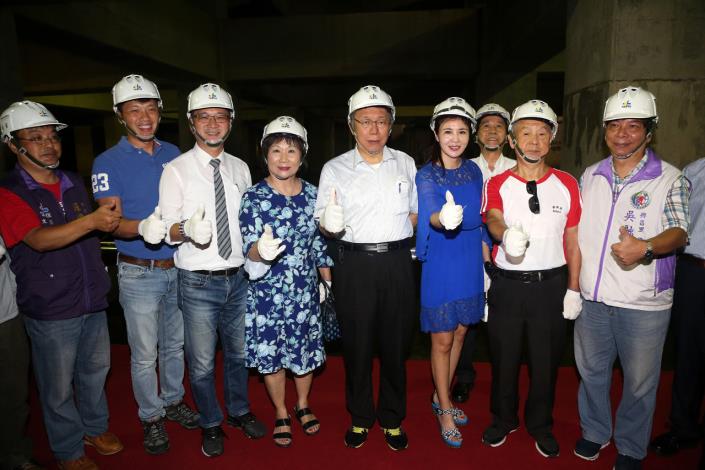 文山區滯洪池完工典禮 與會貴賓