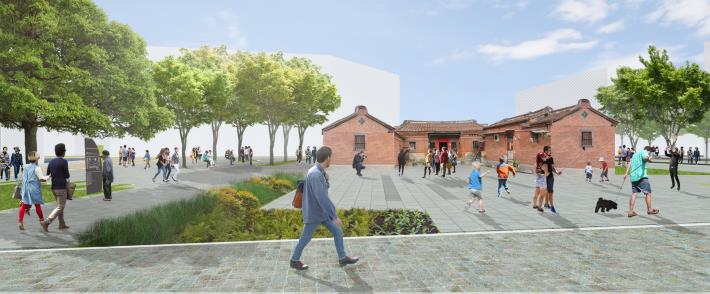 圖8 社子島公14史蹟公園李忠記宅規劃願景
