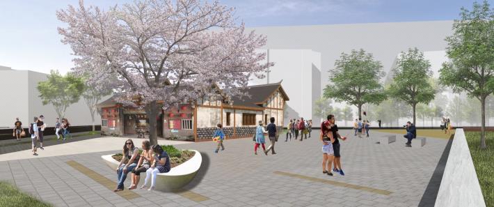 圖11 社子島公11史蹟公園玄安宮規劃願景圖