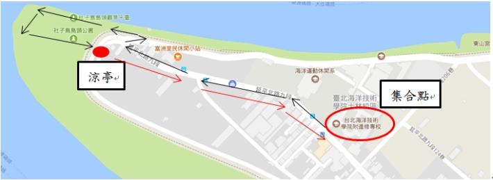 「島頭公園」水環境生態微旅行導覽路線圖
