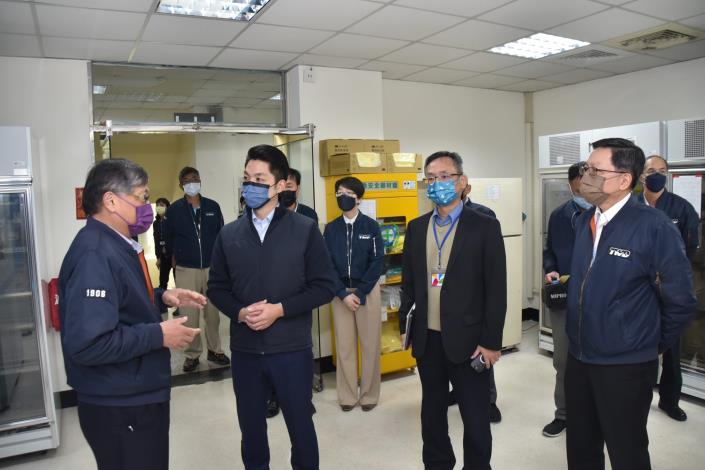 Mayor Chiang inspects the Taipei Water Department (1)