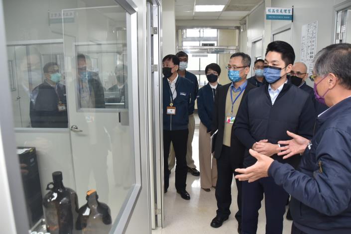 Mayor Chiang inspects the Taipei Water Department (4)