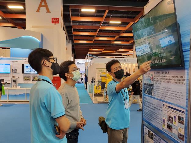 Employees of the Taipei Water Department join the Taiwan International Water Week