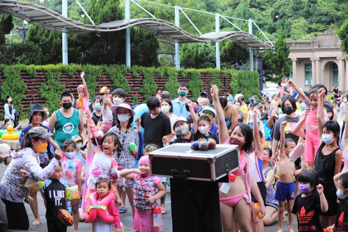 The Taipei Water Festival features a rich lineup of performances and interactive games