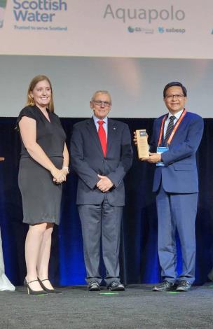 Taipei Water Department Recognized at IWA World Water Congress with Award with the IWA Climate Smart Utilities Recognition (Most Inspiring)
