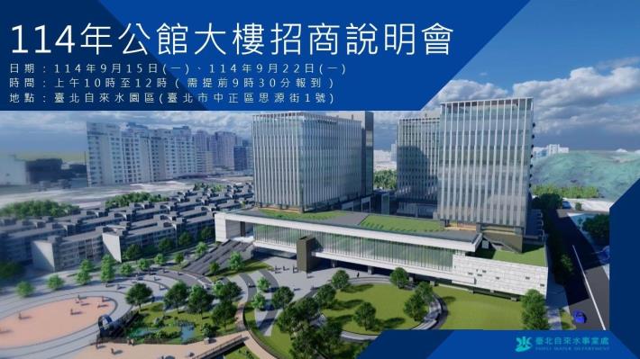 Investor Briefing Poster – Gongguan Building Complex