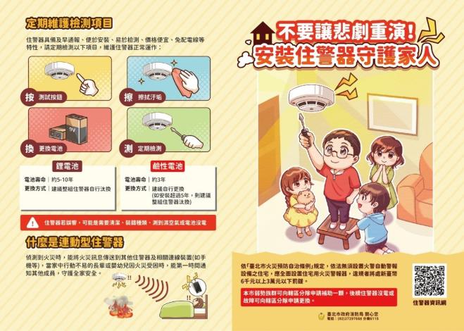 住警器宣導