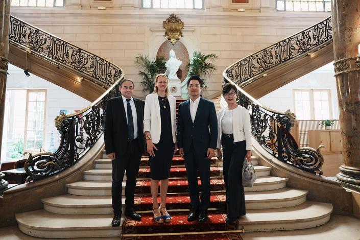 蔣市長回訪勒瓦盧瓦市長(第2張)