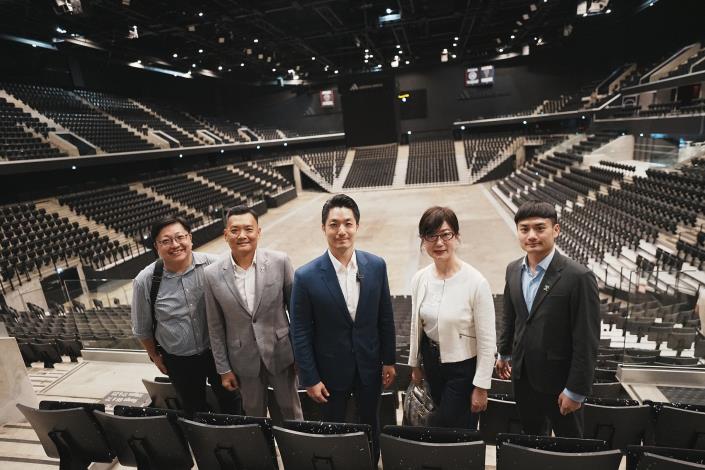 蔣市長考察奧運場館Adidas Arena