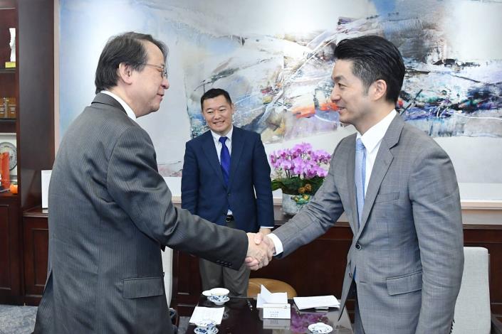 1150624_蔣萬安會晤日本前駐臺代表泉裕泰照片系列共4張(第4張)