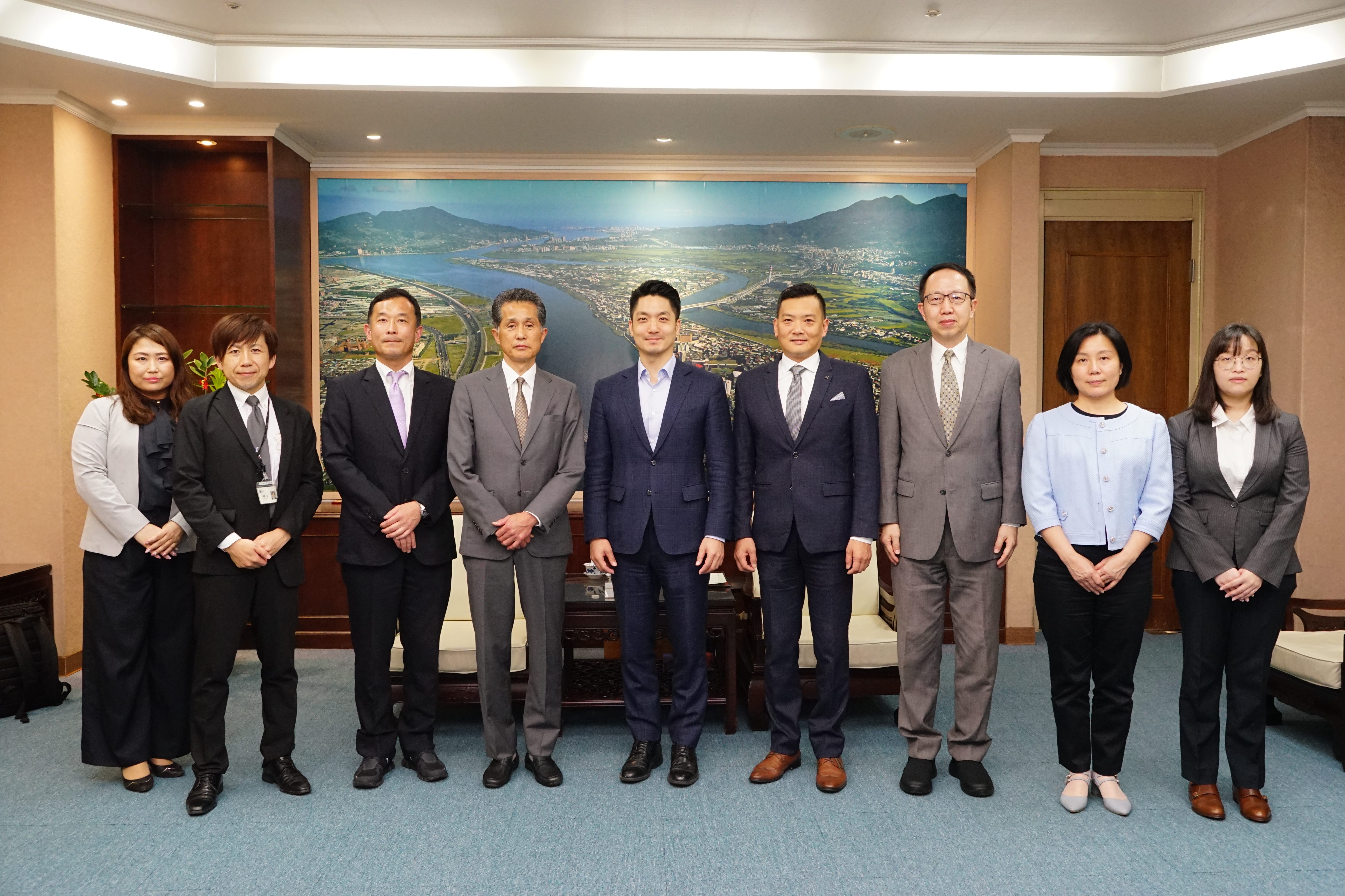  Mayor Chiang Welcomes Mayor Shinju Yamaguchi of Kasama City 