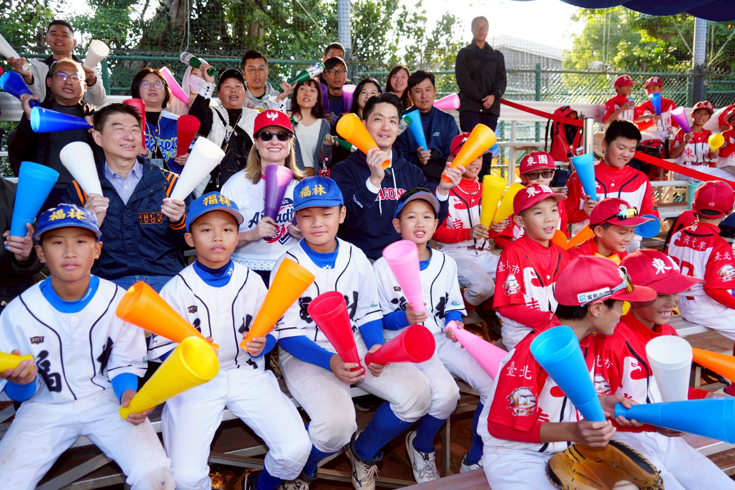 0113-Mayor Chiang attending the Taipei City–Phoenix, Arizona (USA) Youth Baseball Exchange Game