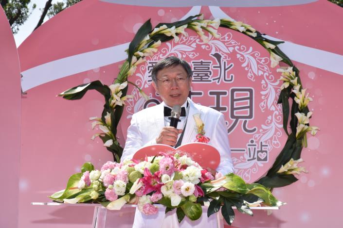 市長致詞祝福新人