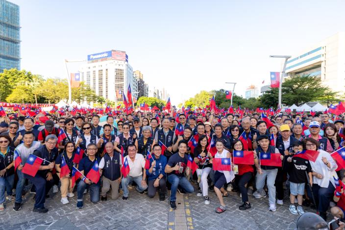 台北市國慶升旗典禮慶祝活動-活動大合照