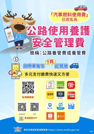 附件1-公路養管費海報