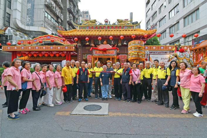 圓滿送駕(高文龍攝)