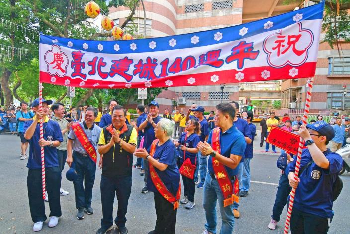 民間宗教團體響應建城140周年