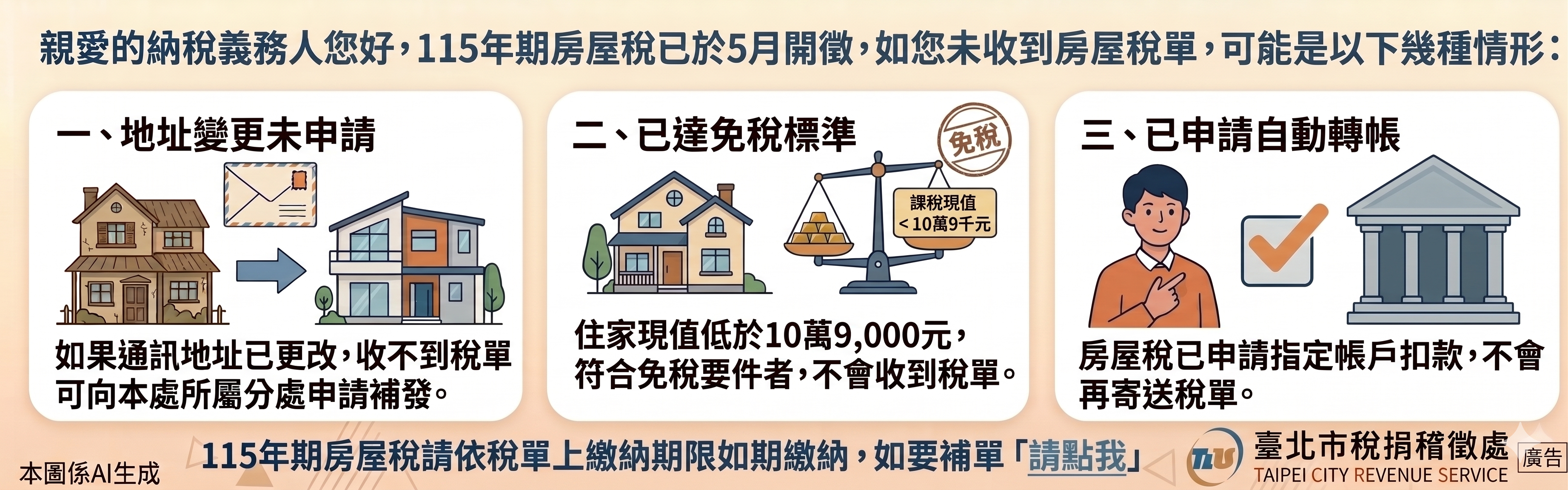 115年期房屋稅線上查繳稅專區