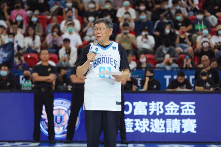 柯市長致詞預祝賽事圓滿成功