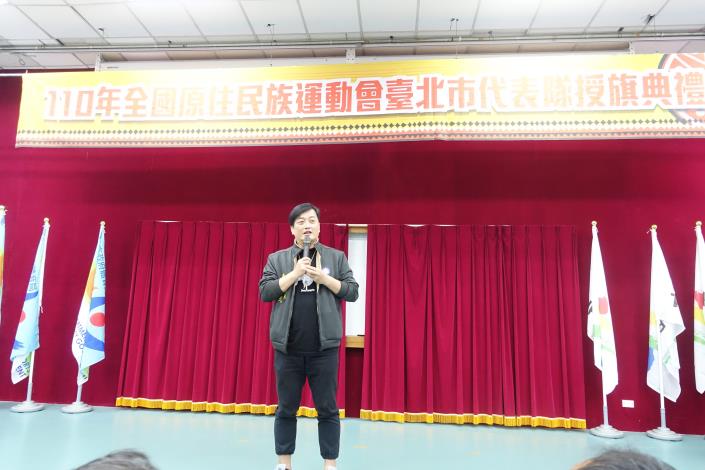 李傅中武議員致詞為選手打氣.JPG
