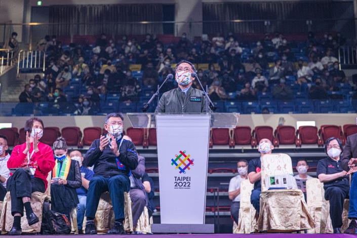 蔡炳坤副市長表達支持運動平權，本屆亞洲同志運動會將代表臺北作為體育運動平權城市的起點