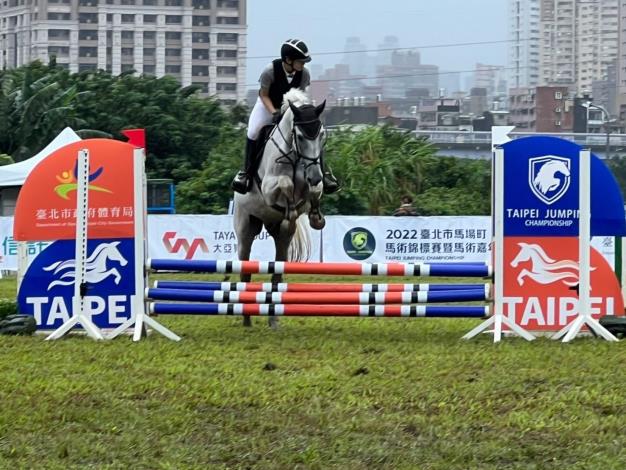 2022臺北市馬場町馬術錦標賽暨馬術嘉年華-選手比賽畫面